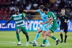 Зенит победил Ахмат со счётом 2:1 в групповом этапе Кубка России