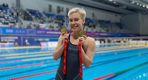 Российская пловчиха взяла первое золото в подводном плавании на Всемирных играх в Китае
