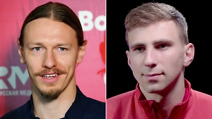 Побоялся? Украинский защитник Забарный сделал шаг в сторону от российского вратаря Сафонова