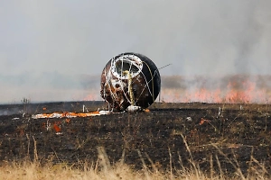 Появились эпичные кадры с места приземления мышей-космонавтов после месяца на орбите Земли