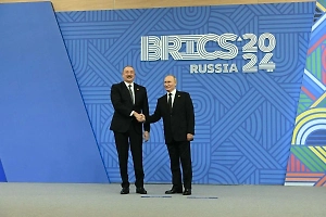 Песков: Путин пока не проводил двустороннюю встречу с Алиевым в Китае