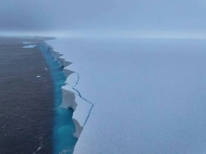 От крупнейшего в мире айсберга откололся кусок размером с Архангельск