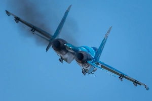 Российские ВКС ликвидировали украинский истребитель Су-27