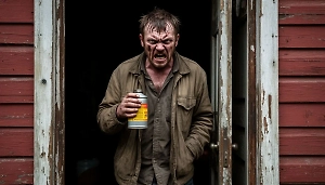 Пьяный неадекват из Ленобласти облил соседей растворителем, поджёг и сбежал