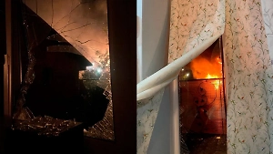 Момент уничтожения украинского БПЛА над Воскресенском попал на видео