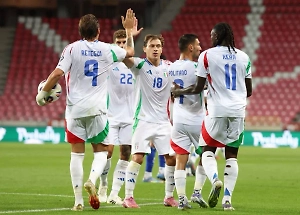 Сборная Италии обыграла Израиль в матче отбора ЧМ-2026 с девятью голами