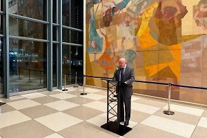 Небензя открыл в штаб-квартире ООН выставку, посвящённую блокаде Ленинграда