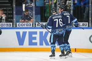 Защитник «Сибири» заработал штраф за неприличный жест фанатам «Ак Барса»