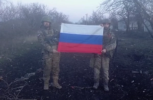 Появилось видео разгрома ВСУ в Солёном ДНР, где теперь развевается флаг России