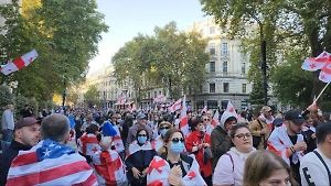 В Грузии вспыхнули протесты на фоне выборов в местные органы власти
