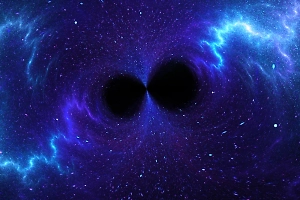 Учёные сфотографировали «танец» двух огромных чёрных дыр