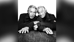 «Теплее вместе»: Роберт Де Ниро и Аль Пачино впервые снялись вместе в рекламе