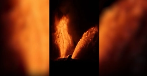 Гавайский вулкан Килауэа изверг рекордный фонтан лавы выше Эйфелевой башни