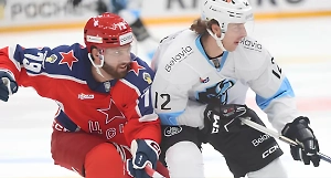 ЦСКА одержал победу над минским «Динамо» в матче КХЛ