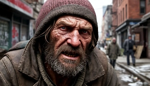 В Челябинске неадекватный бомж 11 раз пырнул ножом школьника