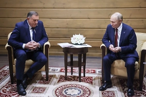 Додик попросил Путина не бросать Республику Сербскую на милость Брюсселя