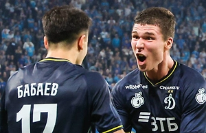 «Динамо» переиграло «Зенит» в первом матче четвертьфинала Кубка России