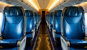 Сиденья пассажиров лучшей авиакомпании промокли по интересной причине