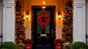 Россиян предупредили о штрафах до ₽15 тысяч за украшение подъездов к Новому году