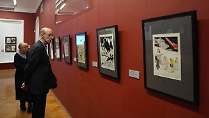 В Москве открыли выставку антифашистских карикатур личного врага фюрера Ефимова