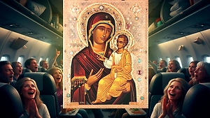 Настоящее чудо: Самолёт падал, но икона Божией Матери на борту не дала катастрофе случиться