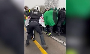 В Германии применили дубинки, газ и водомёты для разгона 20-тысячных протестов