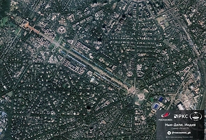 «Роскосмос» показал с орбиты Нью-Дели, где проходят переговоры Путина и Моди