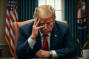 Трамп едва не уснул на встрече с кабмином в Вашингтоне