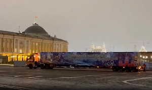 Главную ёлку страны привезли в Кремль