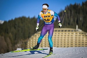 Российский лыжник Коростелёв выругался после 52-го места в дебютной гонке на КМ