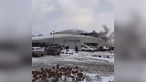 Более 100 человек эвакуировали из аквапарка в Суздале из-за пожара