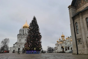 2500 игрушек и 2,5 км гирлянд: В Кремле нарядили главную новогоднюю ёлку России