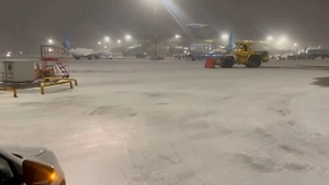 В Москве почти 250 рейсов задержали из-за снегопада и обработки самолётов