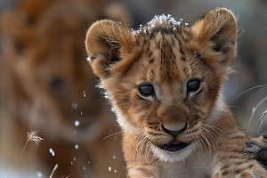 «Наигрались и избавились»: Львёнок с переломами лап ищет спасения в подмосковном приюте