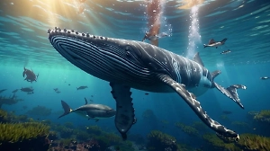 Поляки спасли кита, который случайно заплыл в Балтийское море и попал в сети