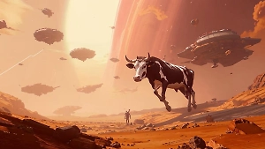 «Коровы, зайчики или собаки»: Путин спросил у учёных, кто из животных сможет долететь до Марса