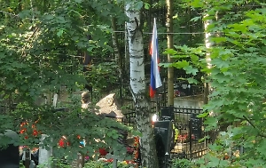 Россиянин предстанет перед судом за плакат с надписью «Петух» на могиле Пригожина