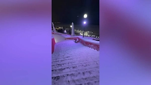 Нижегородские подростки устроили экстремальные катания на Чкаловской лестнице