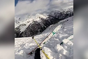 В горах Андорры чемпионку по горнолыжному спорту едва не унесло лавиной