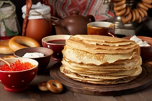 Подсчитано, сколько блинов съедают россияне за Масленицу. Это число может шокировать