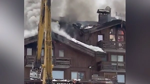 В Куршевеле сгорело здание с бутиком «Рандеву» после скандального корпоратива