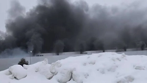 Пожар на бывшем заводе Volkswagen в Калуге потушили, производство спасли