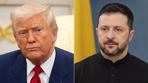 В Давосе началась встреча Трампа и Зеленского