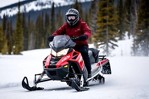 Скончался бизнесмен, провалившийся на снегоходе под лёд в Свердловской области