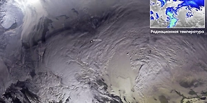 Спутники «Роскосмоса» показали, как Москву накрыл снежный циклон «Фрэнсис»