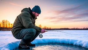 Географ назвал рыбакам цвет льда, который проломится без треска