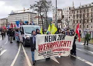 В Мюнхене прошла акция протеста против поставок оружия Украине