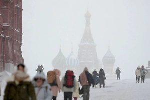 Циклон «Валли» вызвал снежный апокалипсис в Москве — фоторепортаж Life.ru 