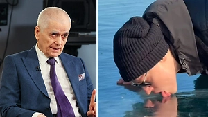 Онищенко потребовал оштрафовать певца Shaman за лизание Байкала