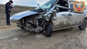 В Дагестане второе смертельное ДТП за вечер — погиб водитель  «Лады», выехавший на встречку